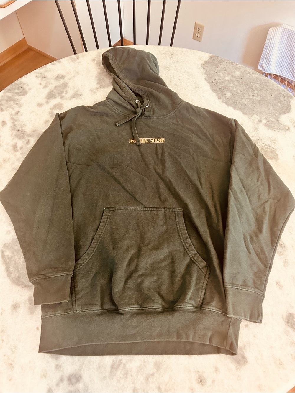 Men's Picture Show Skateboard Hoodie Size Large